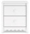 Ashley Hallityn White Twin Panel Headboard with Dresser, Chest and Nightstand Ashley Hallityn White Twin Panel Headboard with Dresser, Chest and Nightstand