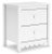 Ashley Hallityn White Full Panel Headboard with Dresser and 2 Nightstands