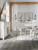 Ashley Robbinsdale Antique White Dining Table and 4 Chairs with Storage
