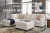 Ashley Aviemore Stone 2-Piece Sectional with Ottoman