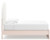Ashley Wistenpine Blush Twin Panel Bed with Dresser and Nightstand