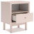 Ashley Wistenpine Blush Twin Panel Bed with Dresser and Nightstand