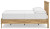 Ashley Bermacy Light Brown Full Platform Panel Bed with Dresser, Chest and Nightstand