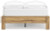 Ashley Bermacy Light Brown Full Platform Bed with 2 Nightstands