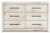 Benchcraft Lawroy Light Natural Twin Panel Headboard with Dresser and 2 Nightstands