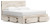 Ashley Lawroy Light Natural King Panel Storage Bed with Mirrored Dresser B100/14/B2310/56S/58/60(2)/31/36