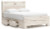 Benchcraft Lawroy Light Natural Queen Panel Bed with Dresser