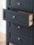 Ashley Landocken Brown Blue Twin Panel Headboard with Mirrored Dresser and Chest