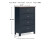 Ashley Landocken Brown Blue Queen Panel Headboard with Mirrored Dresser and Chest