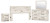 Benchcraft Lawroy Light Natural King Panel Headboard with Mirrored Dresser and Nightstand