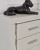 Ashley Zyniden Silver Queen Upholstered Panel Headboard with Dresser and 2 Nightstands