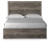 Ashley Ralinksi Gray Queen Panel Bed with Mirrored Dresser and Chest