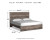 Ashley Ralinksi Gray King Panel Bed with Dresser and 2 Nightstands