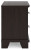 Ashley Covetown Dark Brown King Panel Bed with Dresser and 2 Nightstands