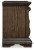 Ashley Maylee Dark Brown King Upholstered Bed with 2 Nightstands Ashley Maylee Dark Brown King Upholstered Bed with 2 Nightstands