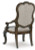 Ashley Maylee Dark Brown Dining Table and 8 Chairs with Storage Ashley Maylee Dark Brown Dining Table and 8 Chairs with Storage