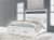Benchcraft Ashbryn White Natural King Panel Storage Bed with Mirrored Dresser and 2 Nightstands