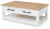 Ashley Ashbryn White Natural Coffee Table with 2 End Tables