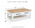 Ashley Ashbryn White Natural Coffee Table with 2 End Tables