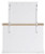 Benchcraft Ashbryn White Natural California King Panel Storage Bed with Mirrored Dresser, Chest and 2 Nightstands