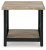Ashley Bristenfort Brown Black Coffee Table with 1 End Table