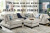 Benchcraft Maxon Place Navy 3-Piece Sectional with Ottoman 33003/17/34/38/08