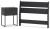 Ashley Socalle Two-tone Twin Panel Headboard with Nightstand