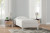 Ashley Piperton White Twin Platform Bed with Dresser and 2 Nightstands