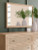 Ashley Cielden Two-tone Queen Panel Headboard with Mirrored Dresser, Chest and 2 Nightstands
