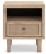 Ashley Cielden Two-tone Queen Panel Bed with Mirrored Dresser and 2 Nightstands