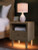 Ashley Cielden Two-tone King Panel Headboard with 2 Nightstands