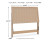 Ashley Cielden Two-tone Full Upholstered Panel Bed with Mirrored Dresser, Chest and Nightstand