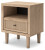 Ashley Cielden Two-tone Full Upholstered Panel Bed with Mirrored Dresser and 2 Nightstands