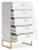 Ashley Socalle Two-tone Full Platform Bed with Dresser and Nightstand EB1867/112/231/245/291