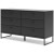 Ashley Socalle Two-tone Full Platform Bed with Dresser and 2 Nightstands