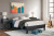 Ashley Socalle Two-tone Full Platform Bed with Dresser and 2 Nightstands