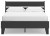 Ashley Socalle Two-tone Full Panel Platform Bed with Dresser and 2 Nightstands