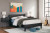 Ashley Socalle Two-tone Full Panel Platform Bed with Dresser and 2 Nightstands