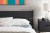 Ashley Socalle Two-tone Full Panel Platform Bed with Dresser and 2 Nightstands