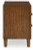 Ashley Lyncott Brown King Upholstered Bed with 2 Nightstands