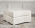Ashley Chessington Ivory 2-Piece Sectional with Ottoman