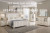 Benchcraft Shaybrock Antique White Queen Panel Bed with Dresser and 2 Nightstands