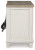 Benchcraft Shaybrock Antique White California King Panel Bed with Mirrored Dresser, Chest and 2 Nightstands