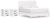 Ashley Binterglen White King Panel Bed with 2 Nightstands