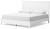 Ashley Binterglen White King Panel Bed with 2 Nightstands