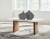 Ashley Isanti Light Brown White Coffee Table with 1 End Table