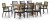 Ashley Galliden Light Brown Dining Table and 8 Chairs D841/45/01(6)/02A(2) Ashley Galliden Light Brown Dining Table and 8 Chairs D841/45/01(6)/02A(2)