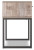 Ashley Neilsville Whitewash Full Platform Bed with Dresser, Chest and 2 Nightstands