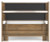 Ashley Deanlow Honey Twin Platform Panel Bed with Dresser