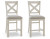 Ashley Robbinsdale Antique White Counter Height Dining Table and 8 Barstools with Storage Ashley Robbinsdale Antique White Counter Height Dining Table and 8 Barstools with Storage